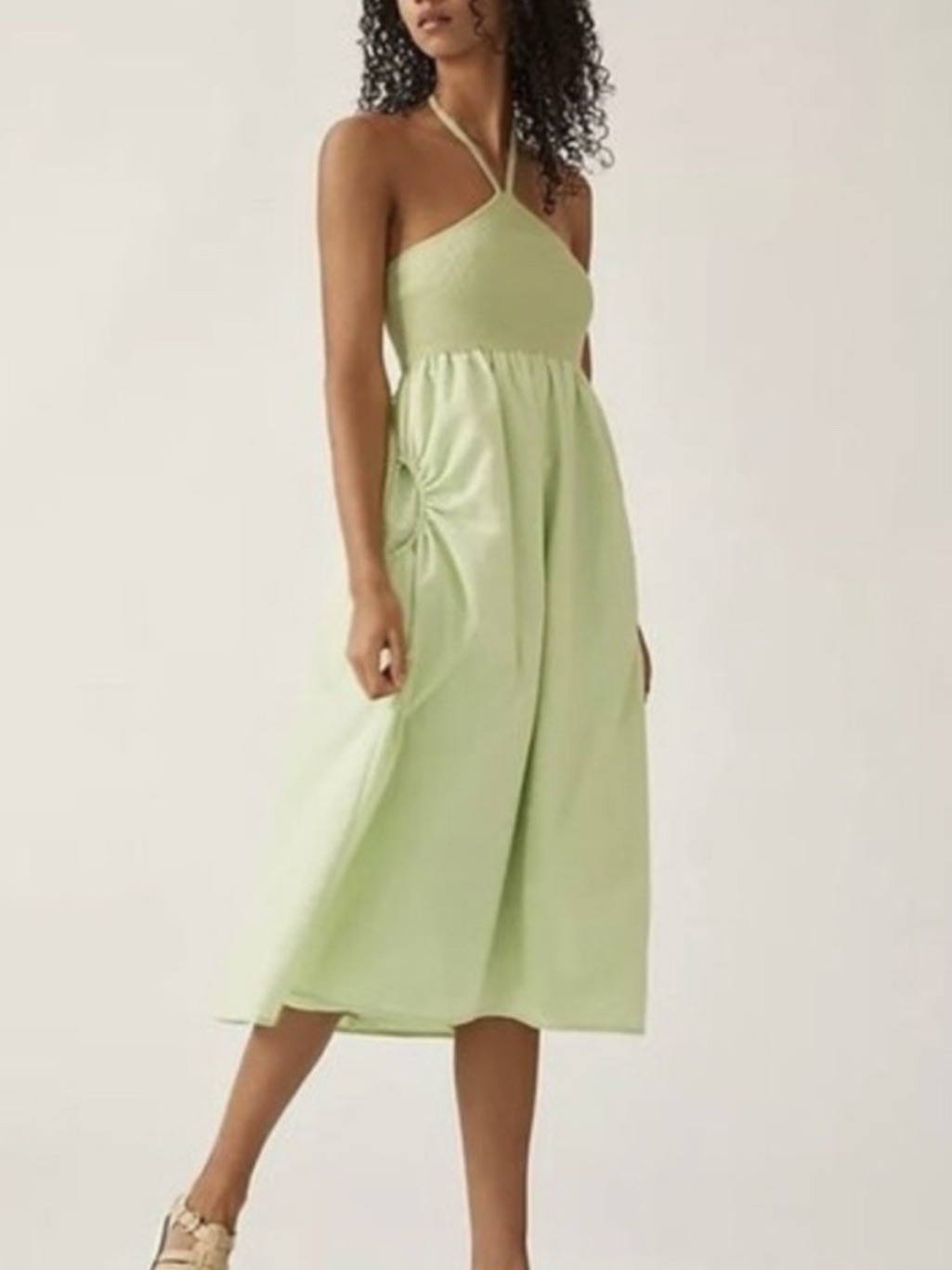 Anthropologie Lalavon Twofer Midi Dress Sz M